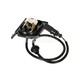 ONDERLEGPLAAT MET CLIPS ACHTER